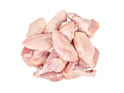 Raw chicken wings